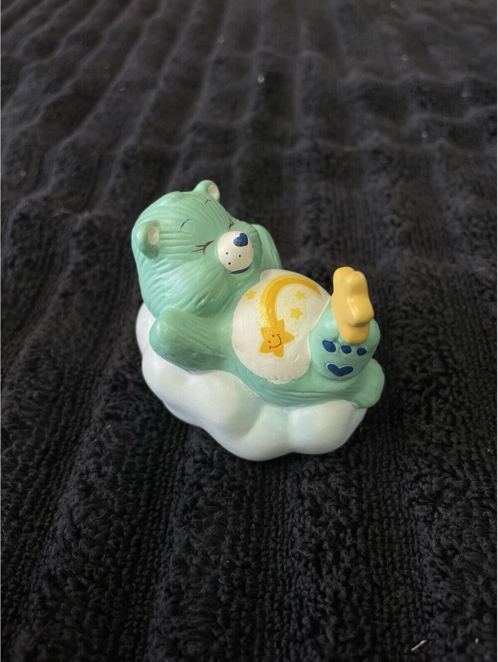 Vintage American Greetings Care Bear Ceramic Figurine Wish Bear